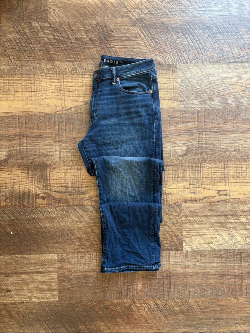 American Eagle Outfitters Men’s Dark Blue Bootcut Jeans